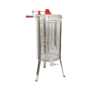 Centrifuga manuala apicola, extractor miere transparent cu 3 rame - Img 2