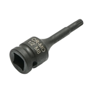 Cheie tubulara de impact bit spline M8, 78mm, patrat 1/2 inch Cr-Mo Breckner Germany - Img 5