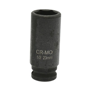 Cheie tubulara de impact lunga 23mm, 78mm, patrat 1/2 inch Cr-Mo Breckner Germany