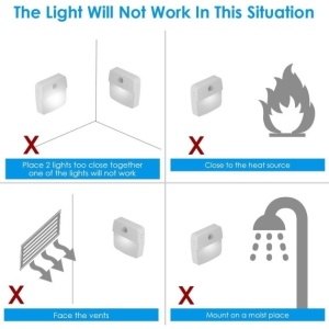 CHIC2: Lampa cu 2 LED-uri si senzor de miscare, functioneaza pe baterii - Img 8