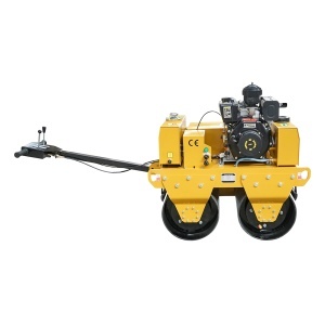 Cilindru compactor 550kg cu tamburi 2x600mm si motor diesel 6CP, CF178, pornire elctrica sau manuala - Img 5