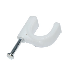 Clema cui 10mm pentru fixare cablu 100buc - Img 2