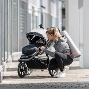 Cosulet pentru nou-nascuti de dormit, Thule, Newborn Nest, Negru - Img 6