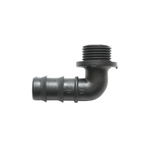 Cot conector stut tub picurare 20mm, filet exterior 1/2 inch pentru sisteme de irigatii