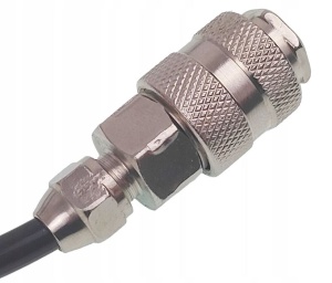 Cupla rapida pentru pistol de suflare fi 6 mm, 3/8", cu furtun 1 m, racord T, set complet - Img 3