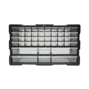 Cutie depozitare verde din plastic modulara, 46 sertare 620x157x360mm Breckner Germany