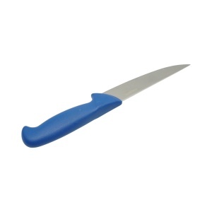 Cutit de transat si injunghiat profesional 15cm, lama otel 5Cr15MoV, maner Nylon albastru Breckner Germany - Img 5
