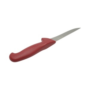 Cutit dezosat ingust profesional 13cm, lama otel 5Cr15MoV, maner Nylon rosu Breckner Germany - Img 5