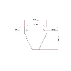 Cutit lama dintata pentru combina tip DIN 80 C12-C14 - Img 3