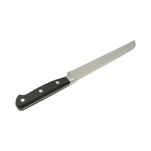Cutit paine profesional 22cm, lama otel 5Cr15MoV, maner ABS negru Breckner Germany - Img 5