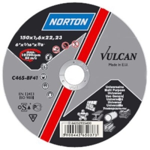 Disc de tăiat Norton Clipper A46S - 125x1.6mm