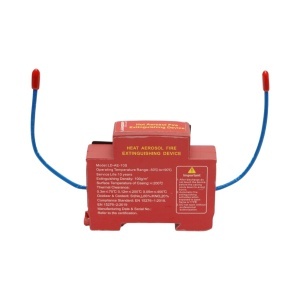 Dispozitiv automat stingere incendiu cu aerosol termic, activare termica/electrica pentru tablouri electrice Leader - Img 2
