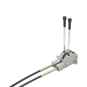 Distribuitor hidraulic cu 2 manete, lungime cablu 2.5m, presiune 250 bar, debit 80L/min Breckner Germany - Img 5