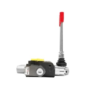 Distribuitor hidraulic cu 3 manete supapa de siguranta SD11 debit 80L/min levier si reductie -15 /+80 Breckner Germany - Img 5