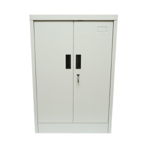 Dulap metalic fiset 600x400x900mm cu 2 usi securizate, 1 polita, gri Breckner Germany
