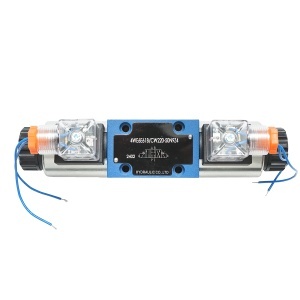 Electrovalva directionala AC220V pentru 6 cai control debit instalatii hidraulice HDQX2206E 4WE6E61B CW220-50N9Z4 - Img 3