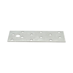 Element de imbinare plat 120x40mm, grosime 2mm, otel zincat - Img 2