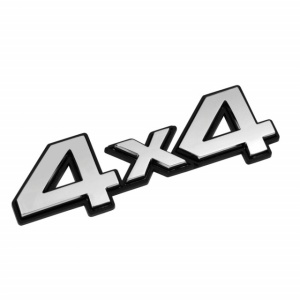 Emblema Chrome 3D - 4x4
