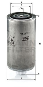 Filtru combustibil WK 950/19 - Img 2