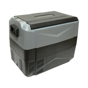 Frigider auto 45L cu compresor 12V-24V-220V, 60W, afisaj LCD, zona dubla de racire, USB 630x390x490mm - Img 6