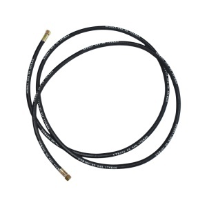 Furtun presiune 2SN DN10 sertizat cu capete fixate hidraulic L = 4000 mm (Reductie M20X20)