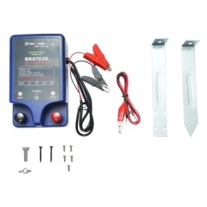 Generator impulsuri 12V max 2 Joule 20km cu impamantare pentru gard electric Breckner Germany