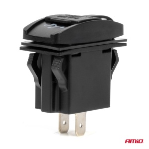 Incarcator de telefon rezistent la apa cu lumina de fundal LED ROSU 2xUSB 12/24V - Img 3