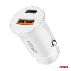 Incarcator USB-A + USB-C 20W 12/24V AMIO - Img 2