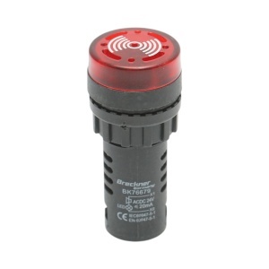 Indicator industrial semnalizare LED cu sonerie 24V AC/DC Ø 22mm Breckner Germany