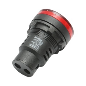 Indicator semnalizare LED rosu 220V AC 30mmBreckner Germany - Img 3