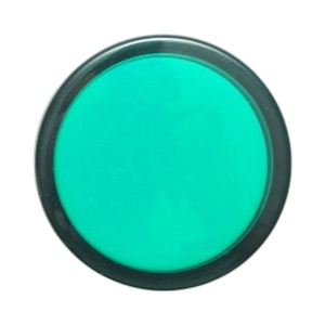 Indicator semnalizare LED verde 220V AC 30mm Breckner Germany - Img 2