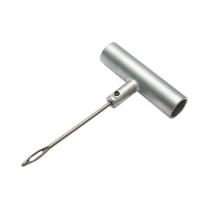 Instrument vulcanizare tip ac cu maner metalic T pentru inserare snur anvelope - Img 4