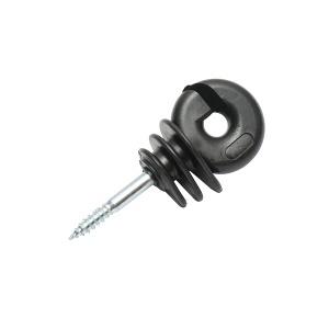 Izolator inelar Easy Drill negru fi 5.9mm 90x40 mm gard electric Mezofarm - Img 2