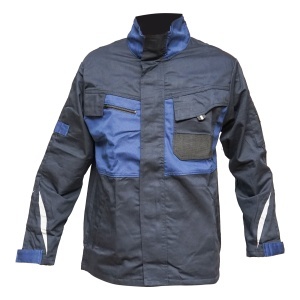 Jacheta de lucru din poliester cu bumbac albastru navy L Breckner Germany