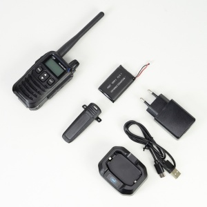 Kit 2 statii radio portabile PNI DMR R45, digital si analogic, 446MHz, 16 canale digitale si 99 canale analogice, functie inregistrare voce, baterie Li-Ion 2000mAh - Img 3