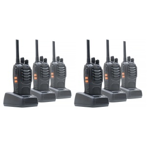 Kit 6 statii radio portabile PNI PMR R40 PRO acumulatori, incarcatoare si casti incluse - Img 12