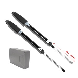 Kit automatizare porti batante PNI MAB340S cu 2 motoare telecomenzi si panou de control lungime poarta 2 x 3m max greutate poarta max 350Kg cu limitator - Img 3