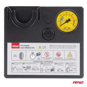 Kit reparatie anvelopa cu compresor 12V Amio - Img 7