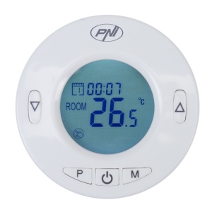 Kit Wifi 4 bucati cap termostatic inteligent PNI CT25T pentru calorifer si Hub PNI CT25WIFI cu control prin Internet, aplicatie de mobil Tuya Smart - Img 3