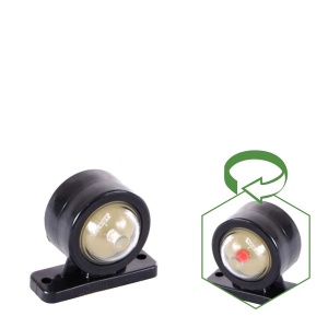 Lampa gabarit alb, rosu mini EGKAL
