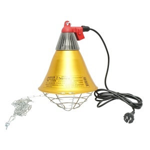 Lampa incalzire cu infrarosu 21.5cm pentru pui, animale, 230V - Img 2