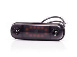 Lampa marcaj BLACK cu lumina rosie 12 LEDURI 12/24V - Img 2
