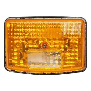 Lampa semnalizare frontala dreptunghiulara alb-galben pentru New Holland, Fiat si UTB U-445