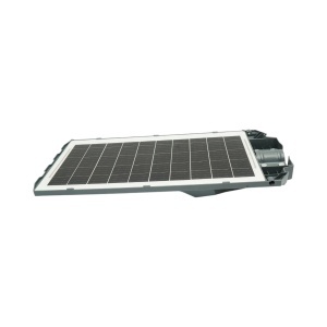 Lampa solara LED iluminat stradal 300W cu panou solar 20W, baterie LiFePO4 15000mAh, senzor miscare, telecomanda, prindere stalp IP65 Breckner Germany - Img 9