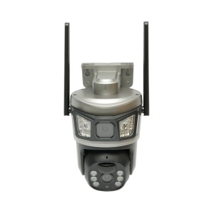 Lampa solara LED iluminat stradal 400W cu camera supraveghere duala 6MP Wi-Fi, panou solar 30W, baterie LiFePO4 20000mAh, PTZ 360, night vision, detectie PIR Ai, aplicatie V380 Pro - Img 12