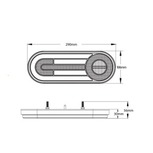 Lampa stop spate LED 12/24V - Img 2
