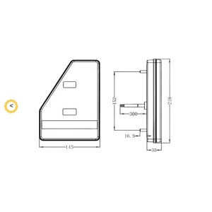 Lampa stop spate stanga LED 12/24V - Img 3