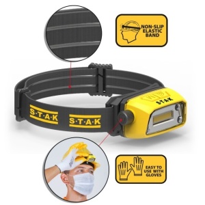 Lanterna frontala LED profesionala reincarcabila, 300 lumeni, activare fara contact - Img 5
