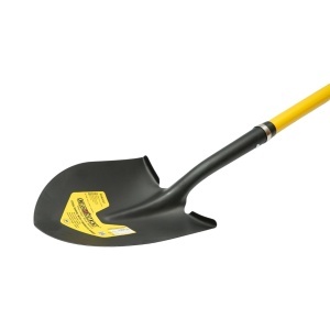 Lopata otel cu varf ascutit tip cazma 220x290x1500mm, coada din fibra de sticla Crownman - Img 7
