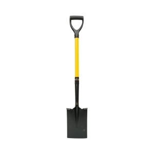 Lopata otel dreapta 175x285x1020mm, coada din fibra de sticla cu maner D Crownman - Img 5